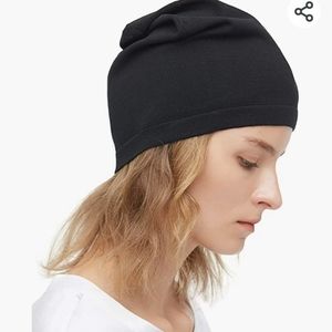 Silk knit beanie 100% mulberry silk by Lilysilk